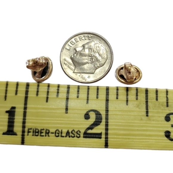 14k Jade Earrings - Picture 5 of 10